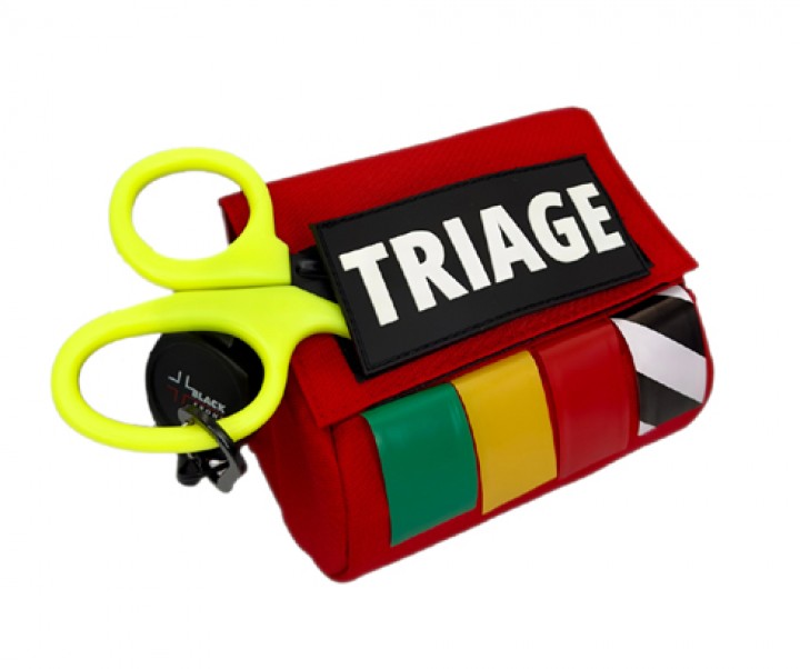 Zestaw do segregacji TRIAGE GO, kolor czerwony